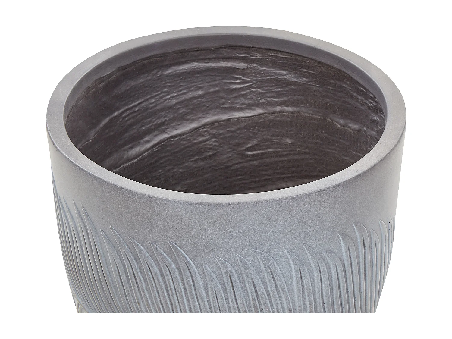 Cache-pot FTERO Céramique 35 cm Gris