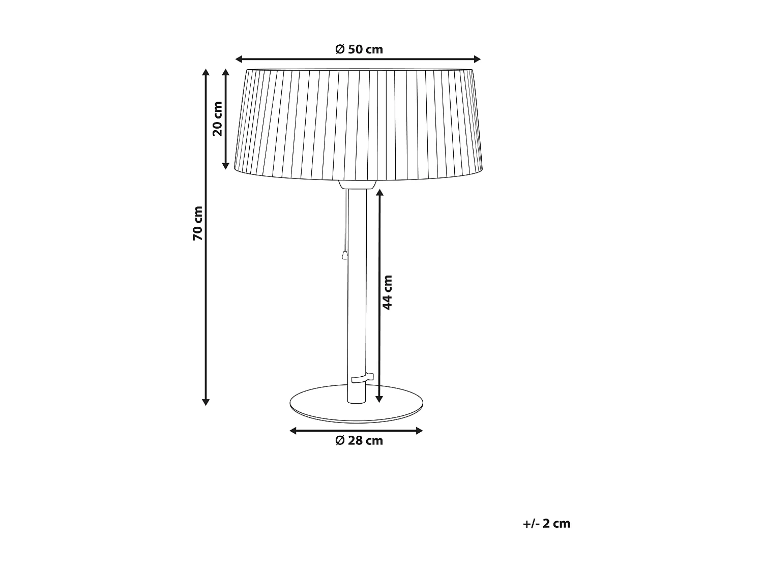 Riscaldatore a infrarossi da patio a piantana OLLERIA 1500 W Nero