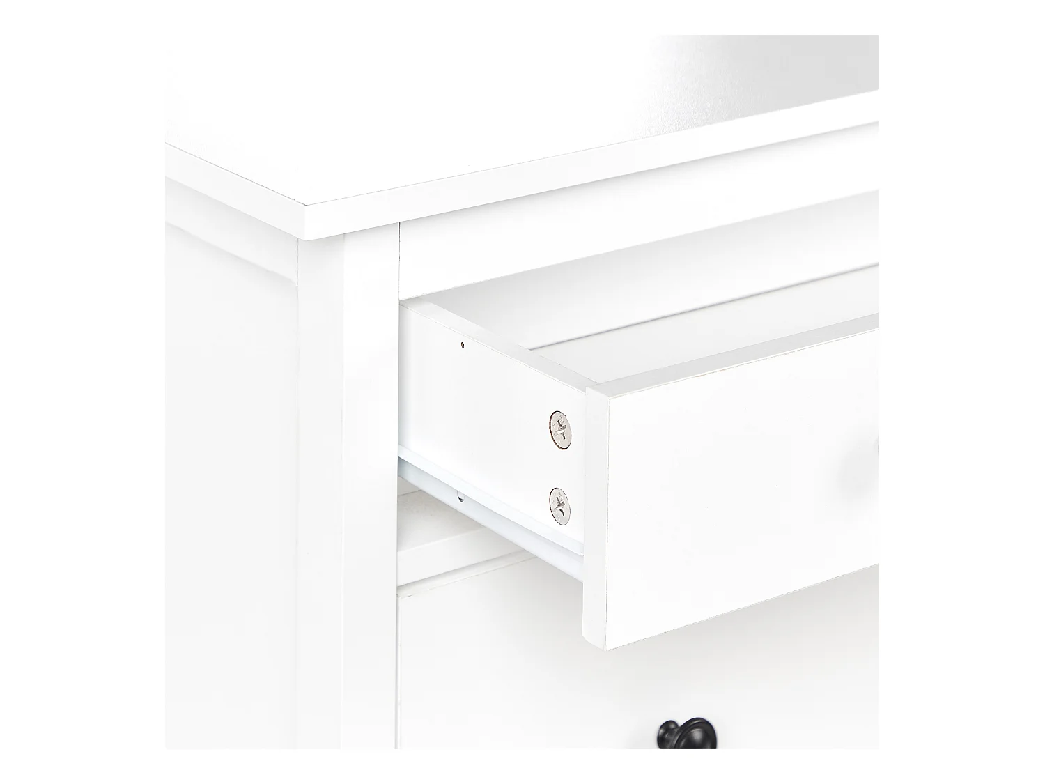 Schuhaufbewahrungsschrank 2 Klapptüren MDF Bis zu 10 Paar Schuhe Weiß Gibson