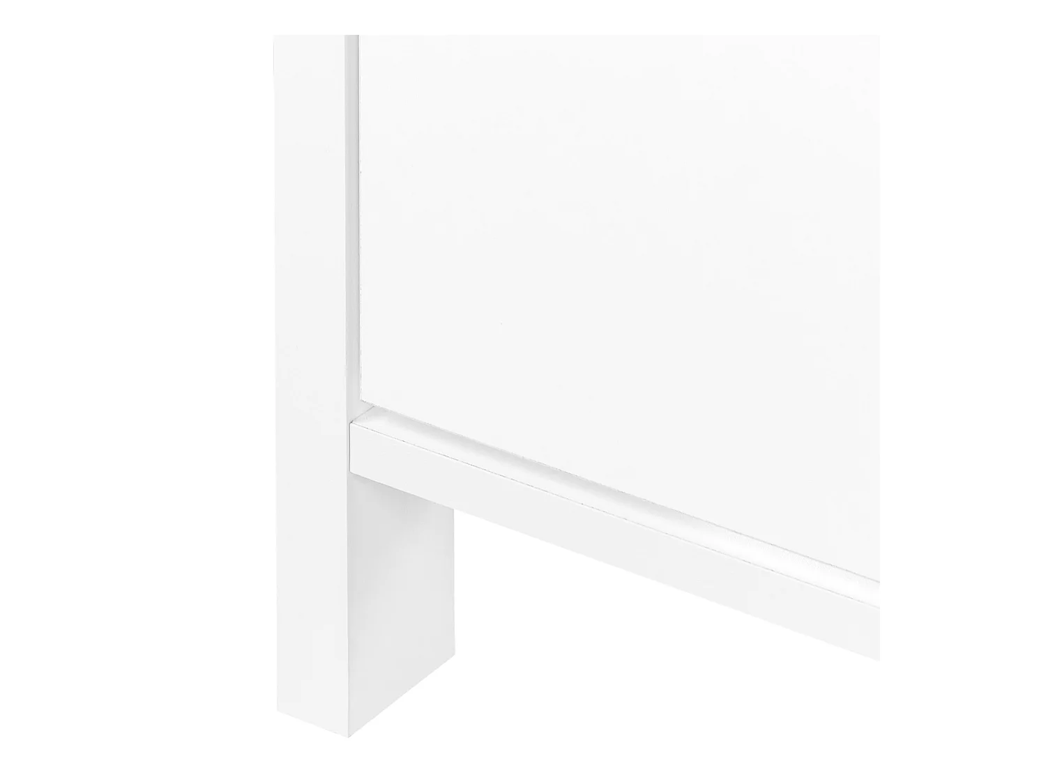 Schuhaufbewahrungsschrank 4 Klapptüren MDF Bis zu 10 Paar Schuhe Weiß Gibson