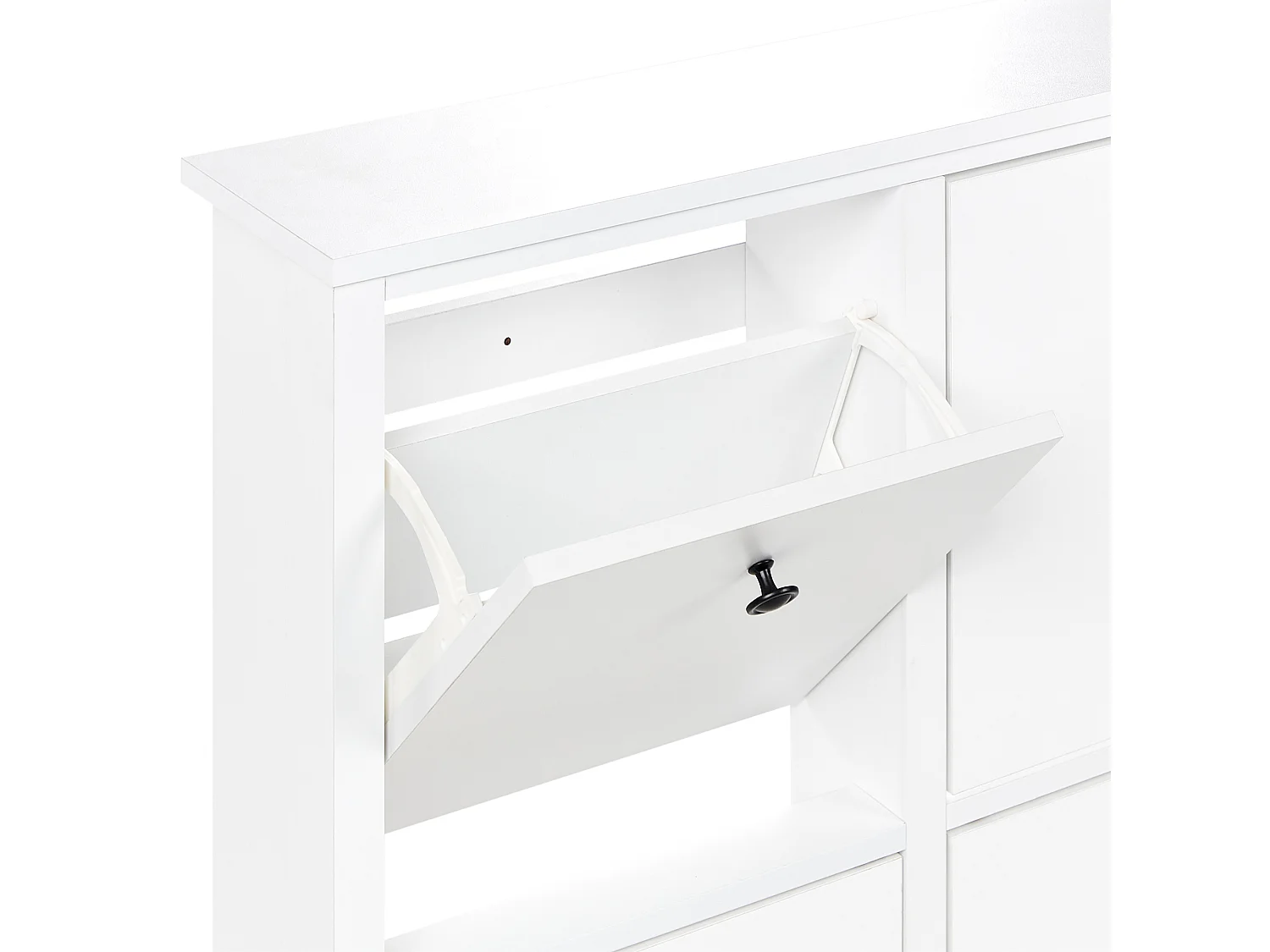 Shoe Storage Cabinet GIBSON White