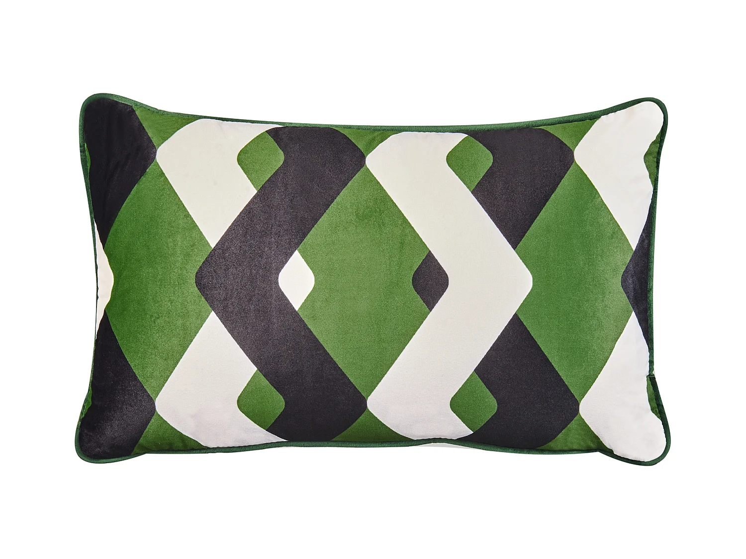 Lot de 2 coussins d'extérieur SWAY Motif géométrique 30 x 50 cm Multicolore