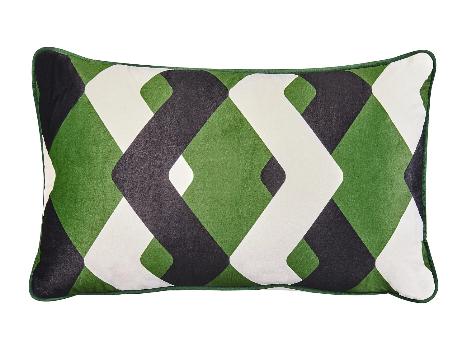 Lot de 2 coussins d'extérieur SWAY Motif géométrique 30 x 50 cm Multicolore