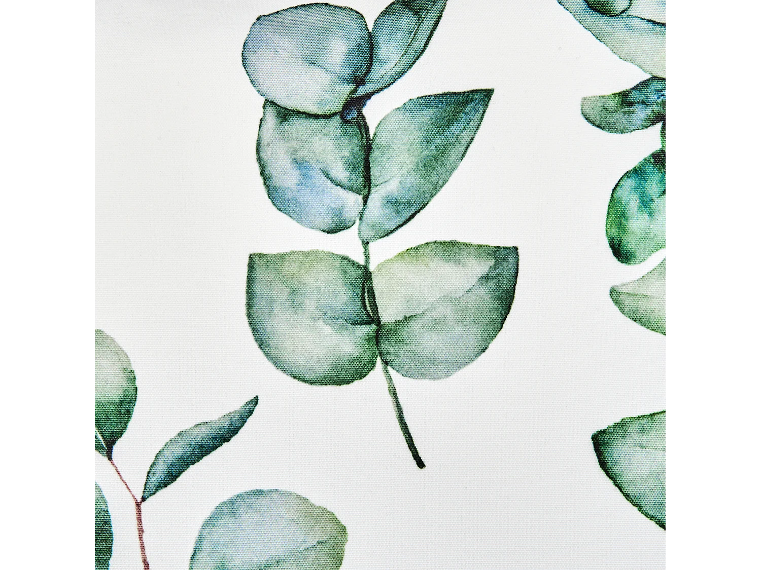 Conjunto de 2 almofadas de jardim BOSQUE Padrão de plantas 45 x 45 cm Verde