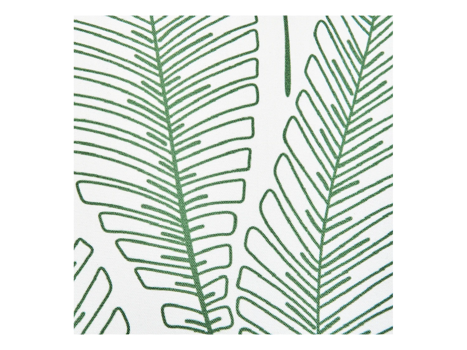 Lot de 2 coussins d'extérieur MEADOW Motif de plante 45 x 45 cm Vert