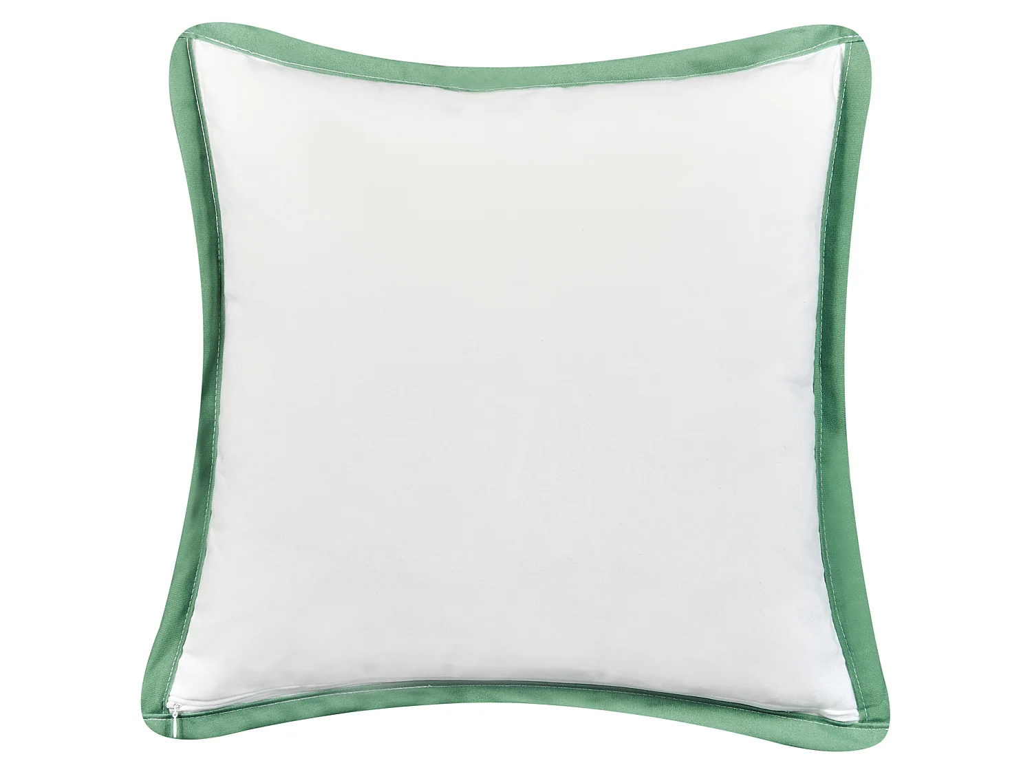 Gartenkissen 2er Set MEADOW Pflanzenmuster 45 x 45 cm Grün