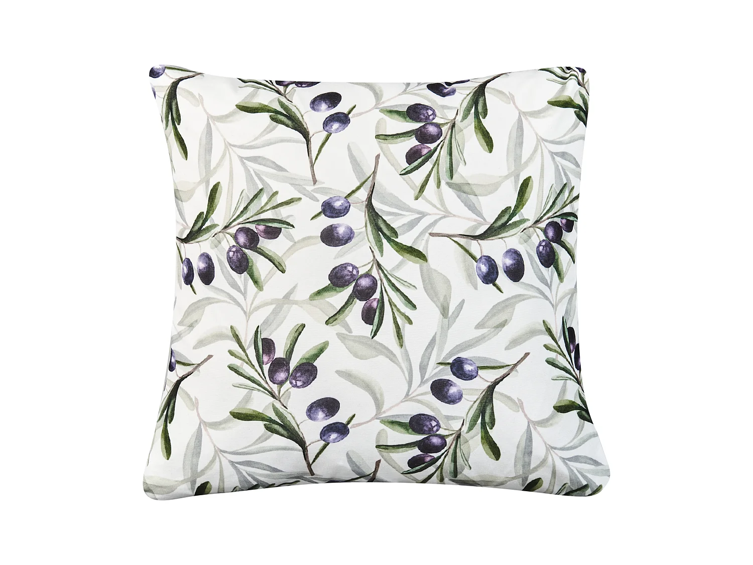 Set di 2 cuscini da esterno TRANQUI Trama di piante 45 x 45 cm Multicolore