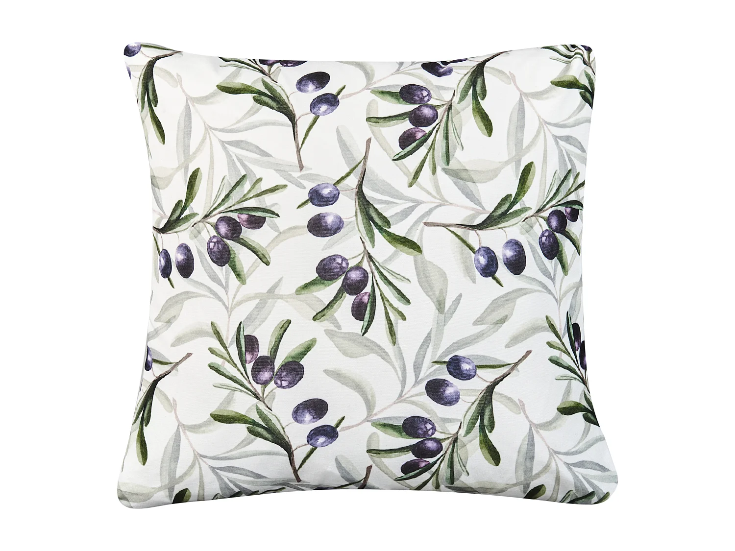 Lot de 2 coussins d'extérieur TRANQUI Motif de plante 45 x 45 cm Multicolore