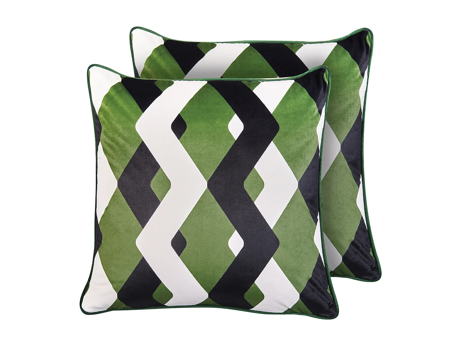 Gartenkissen 2er Set SWAY Geometrisches Muster 45 x 45 cm Bunt