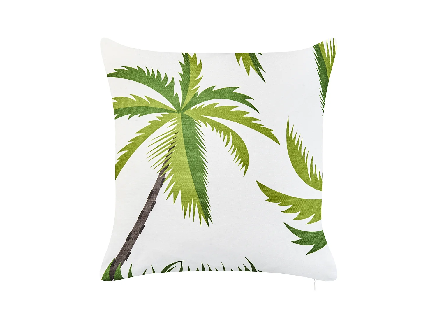 Lot de 2 coussins d'extérieur SEASIDE Motif de plante 45 x 45 cm Vert