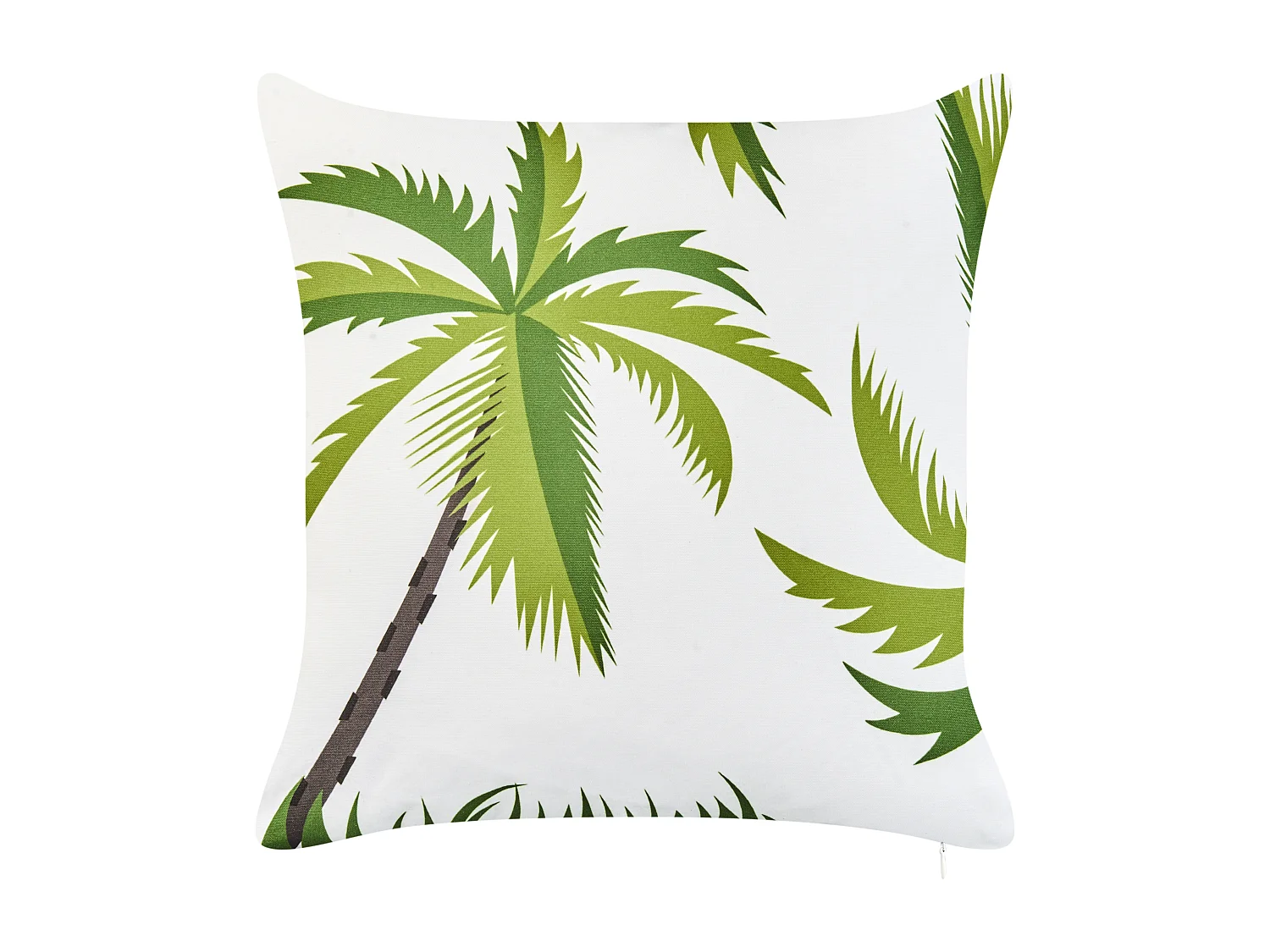 Lot de 2 coussins d'extérieur SEASIDE Motif de plante 45 x 45 cm Vert