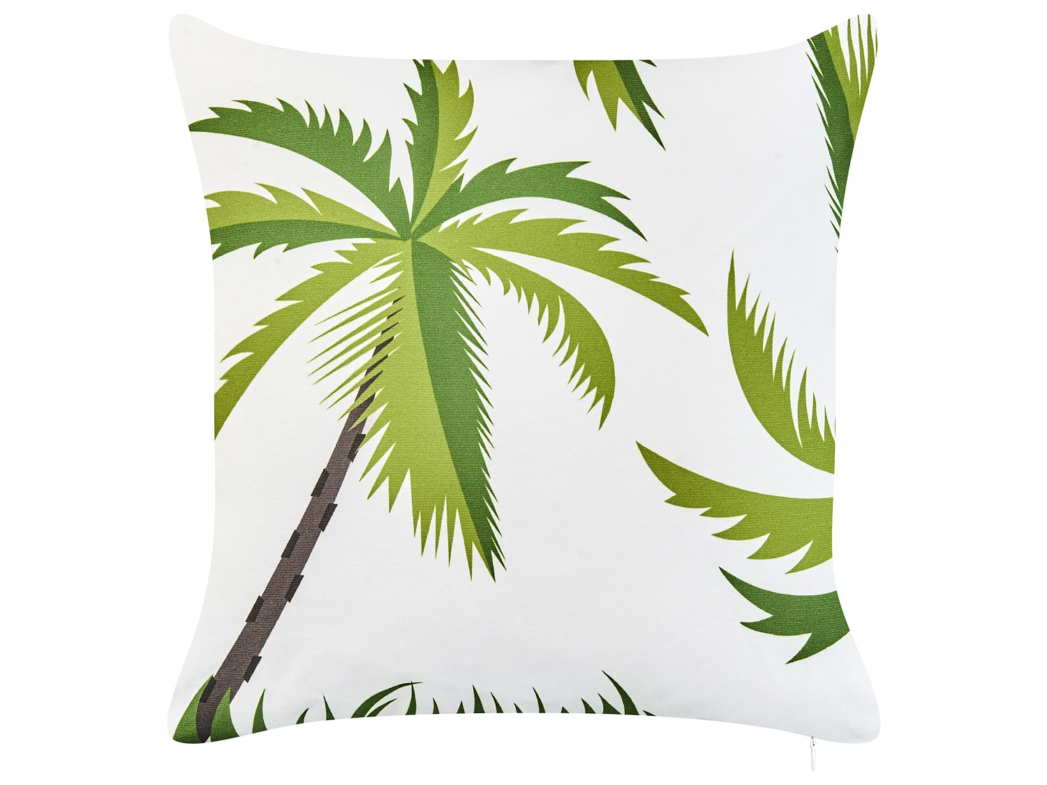 Gartenkissen 2er Set SEASIDE Pflanzenmuster 45 x 45 cm Grün