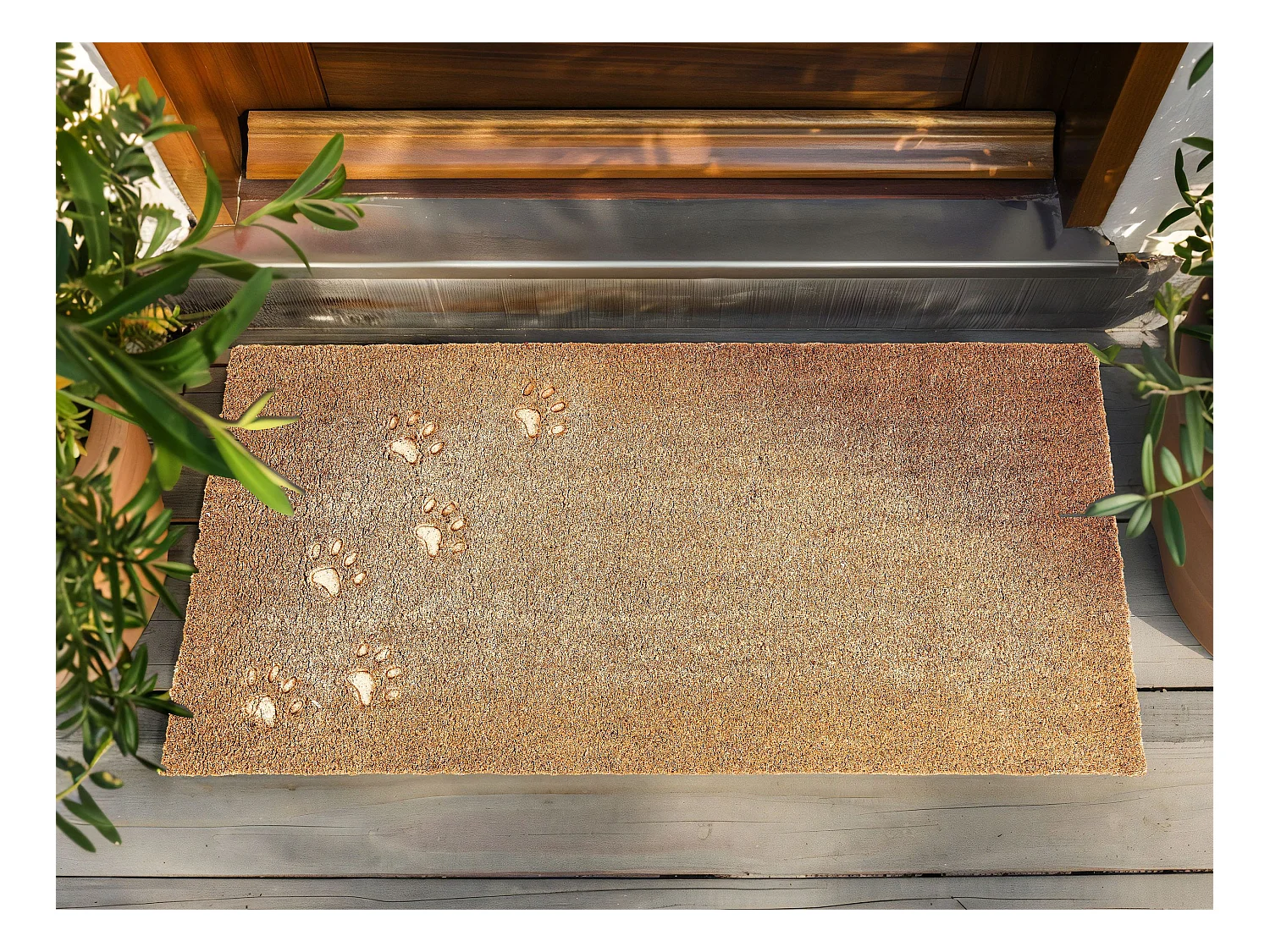 Paillasson TARLAC Naturel 55 x 120 cm Fibre de coco