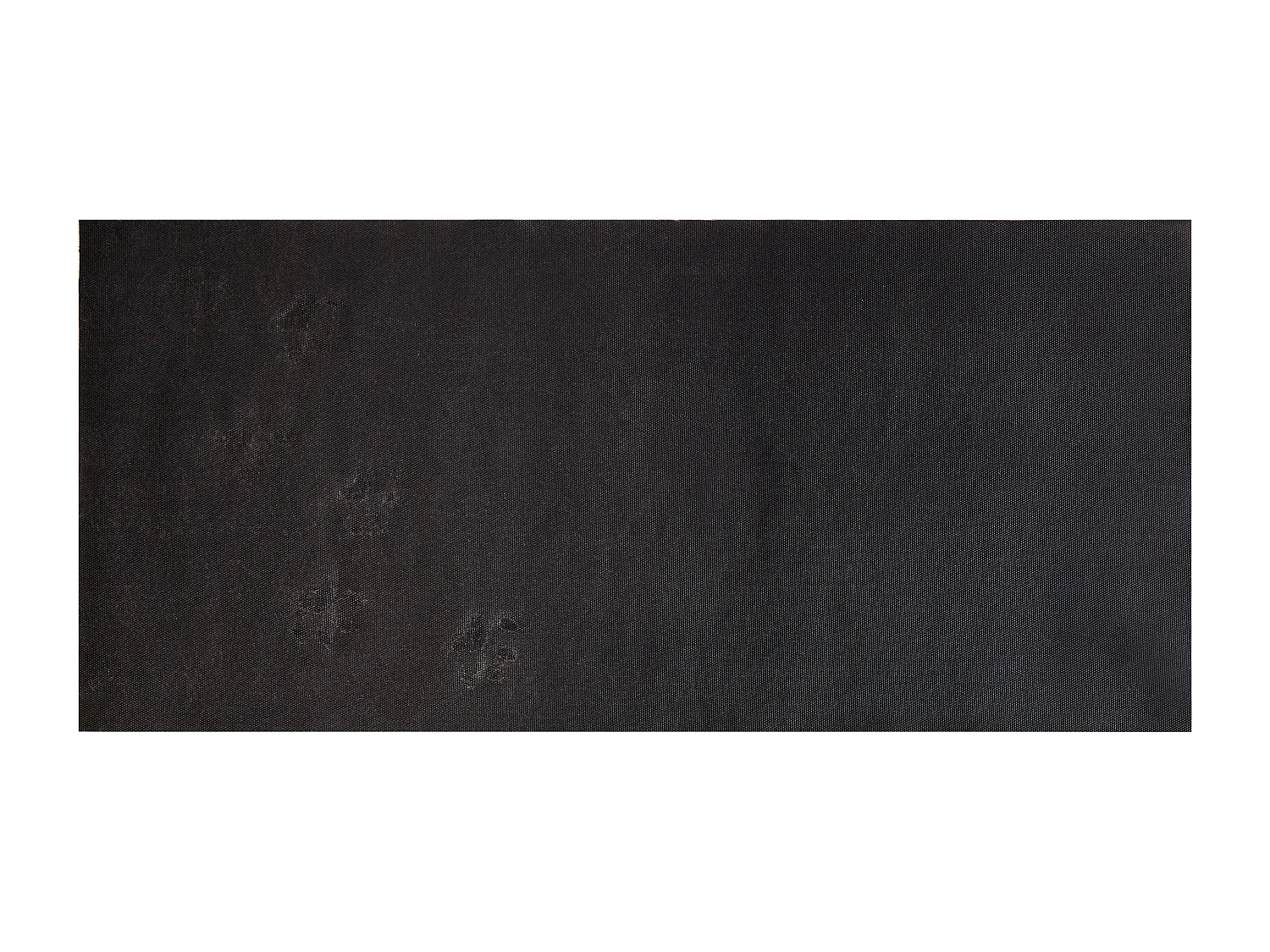 Moderne Fußmatte 55 x 120 cm Pfötchen-Motiv Kokosfaser Anti-Rutsch PVC Rückseite Naturfarbe Tarlac