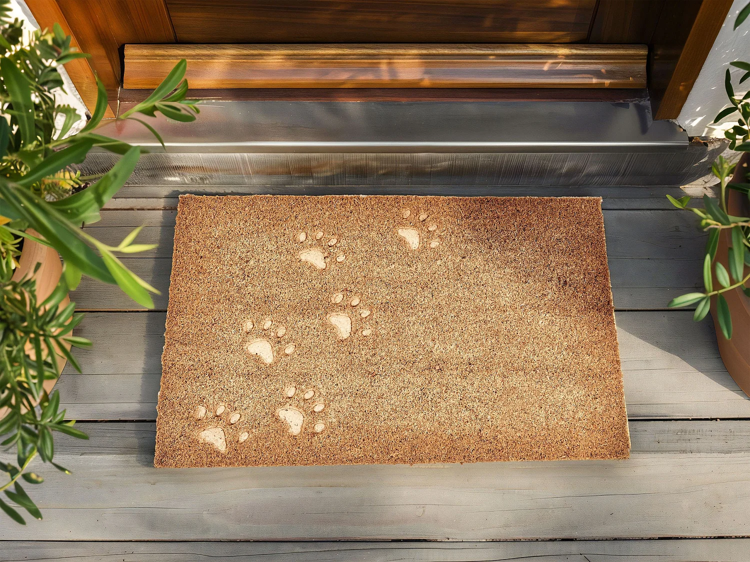 Deurmat TARLAC 40 x 60 cm Kokos Natuurlijk