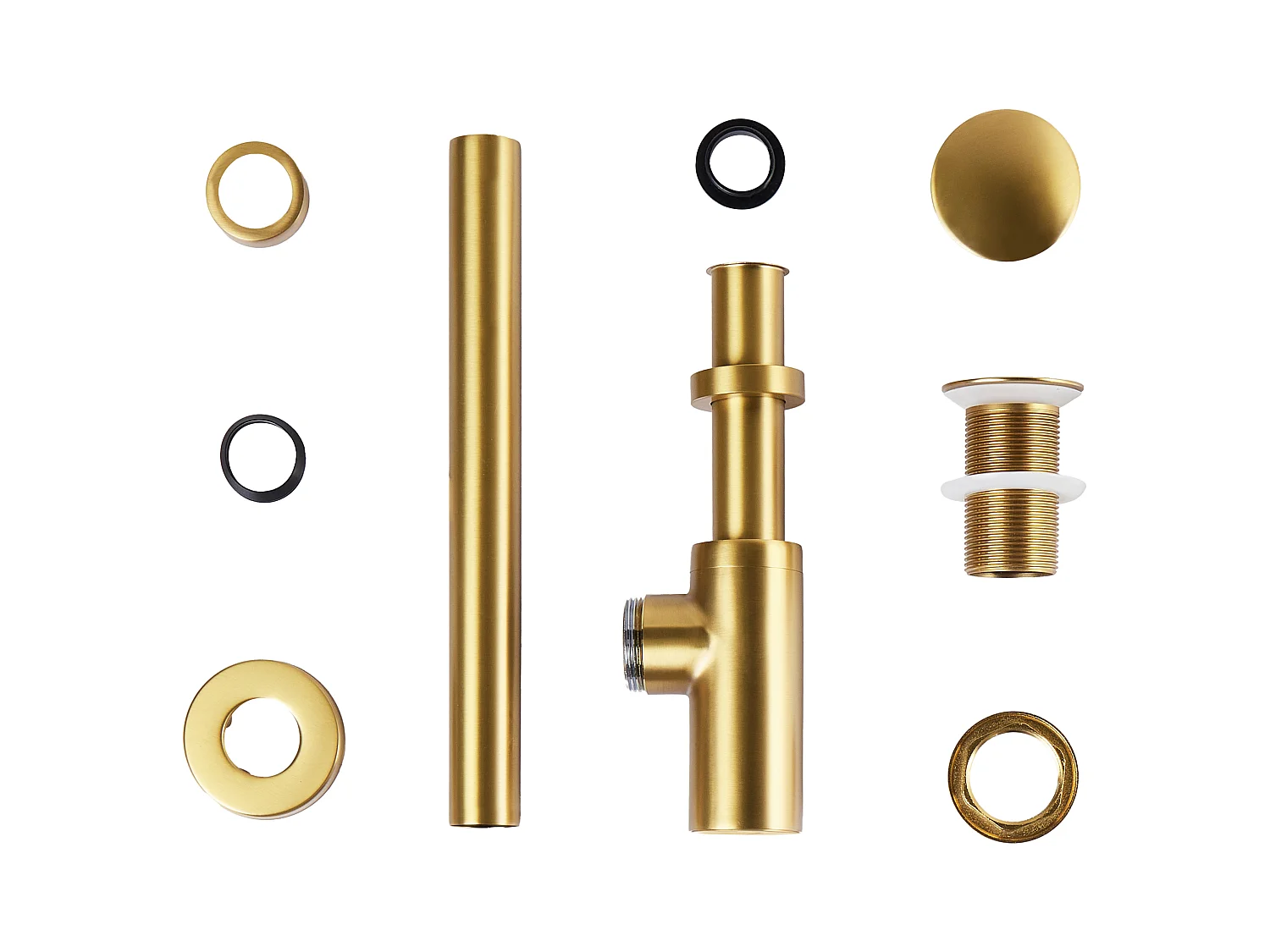 Siphon de cuvette avec vidange clic-clac MAFREDI Laiton Doré