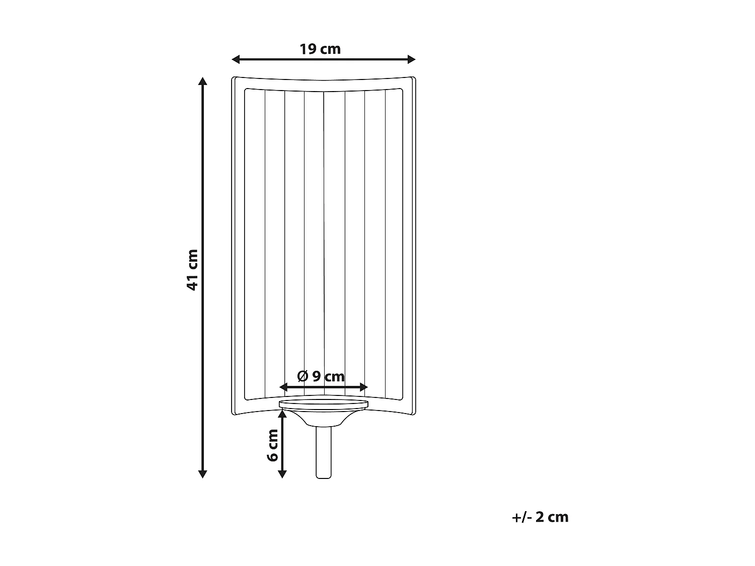 Wand Kerzenhalter für eine Kerze mit Spiegel minimalistische Deko gold Sobreda