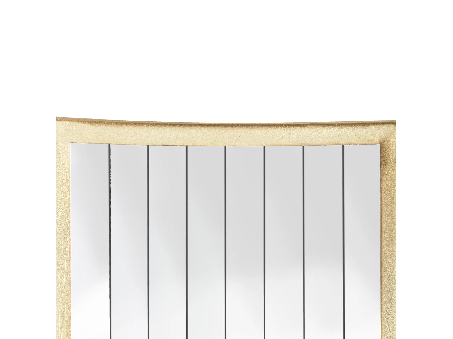 Wand Kerzenhalter für eine Kerze mit Spiegel minimalistische Deko gold Sobreda