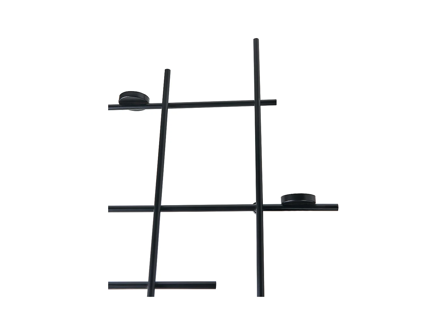 Bougeoir mural PORTO 74 cm Noir