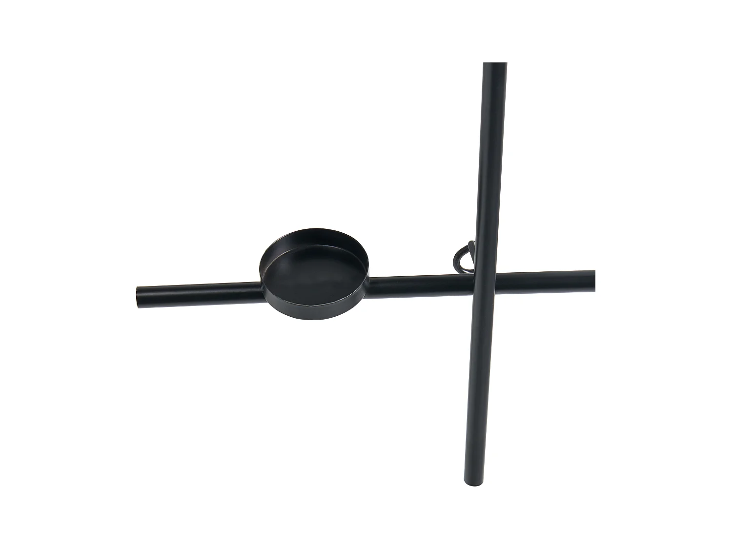 Bougeoir mural PORTO 74 cm Noir