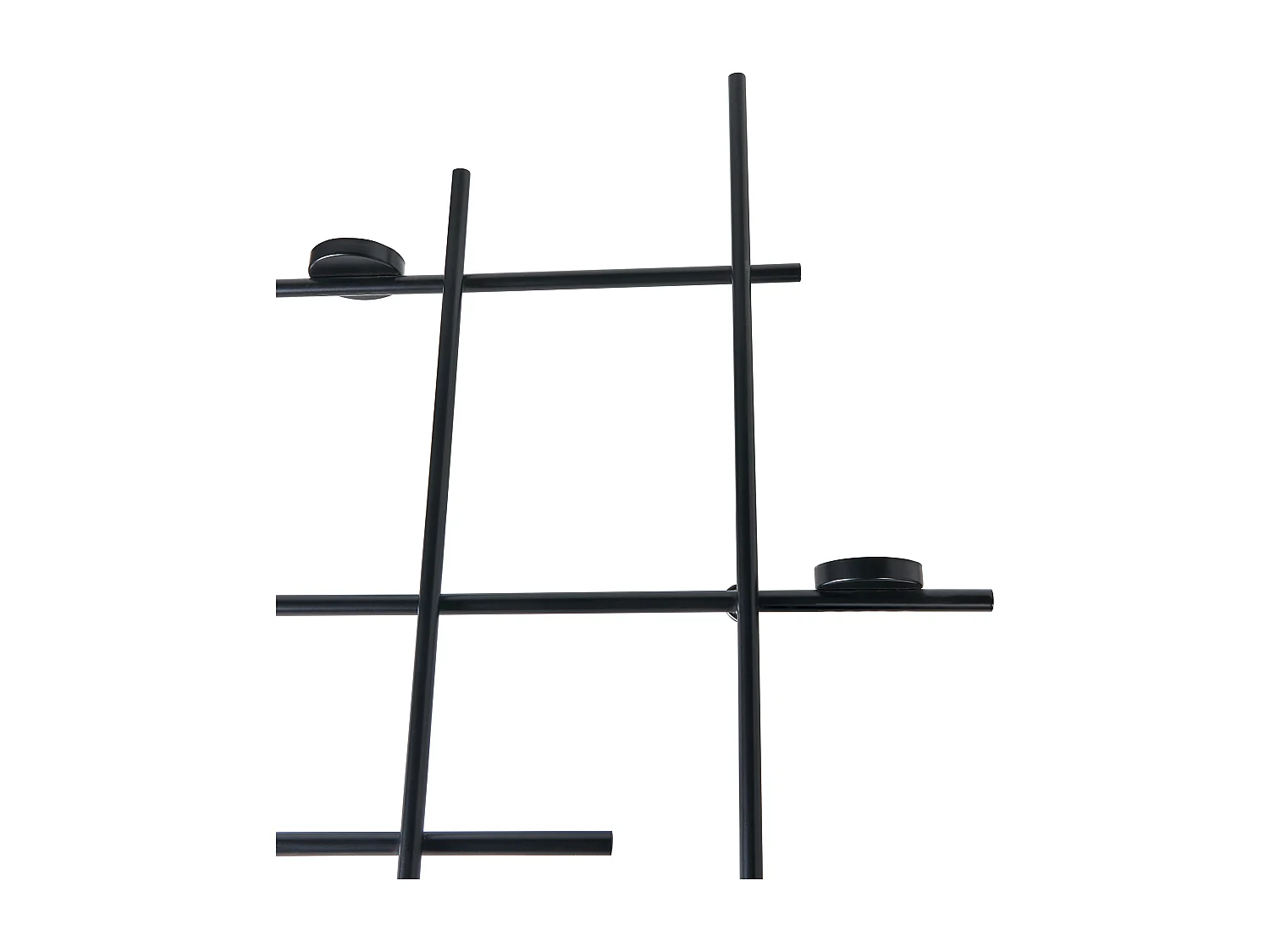 Bougeoir mural PORTO 74 cm Noir