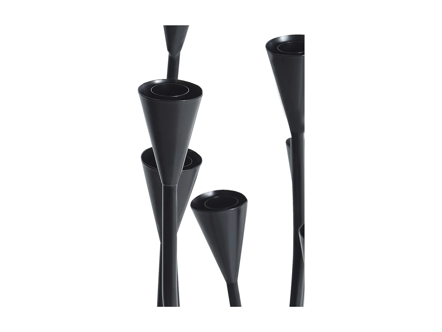 Bougeoir MATOSINHOS Métal 54 cm Noir