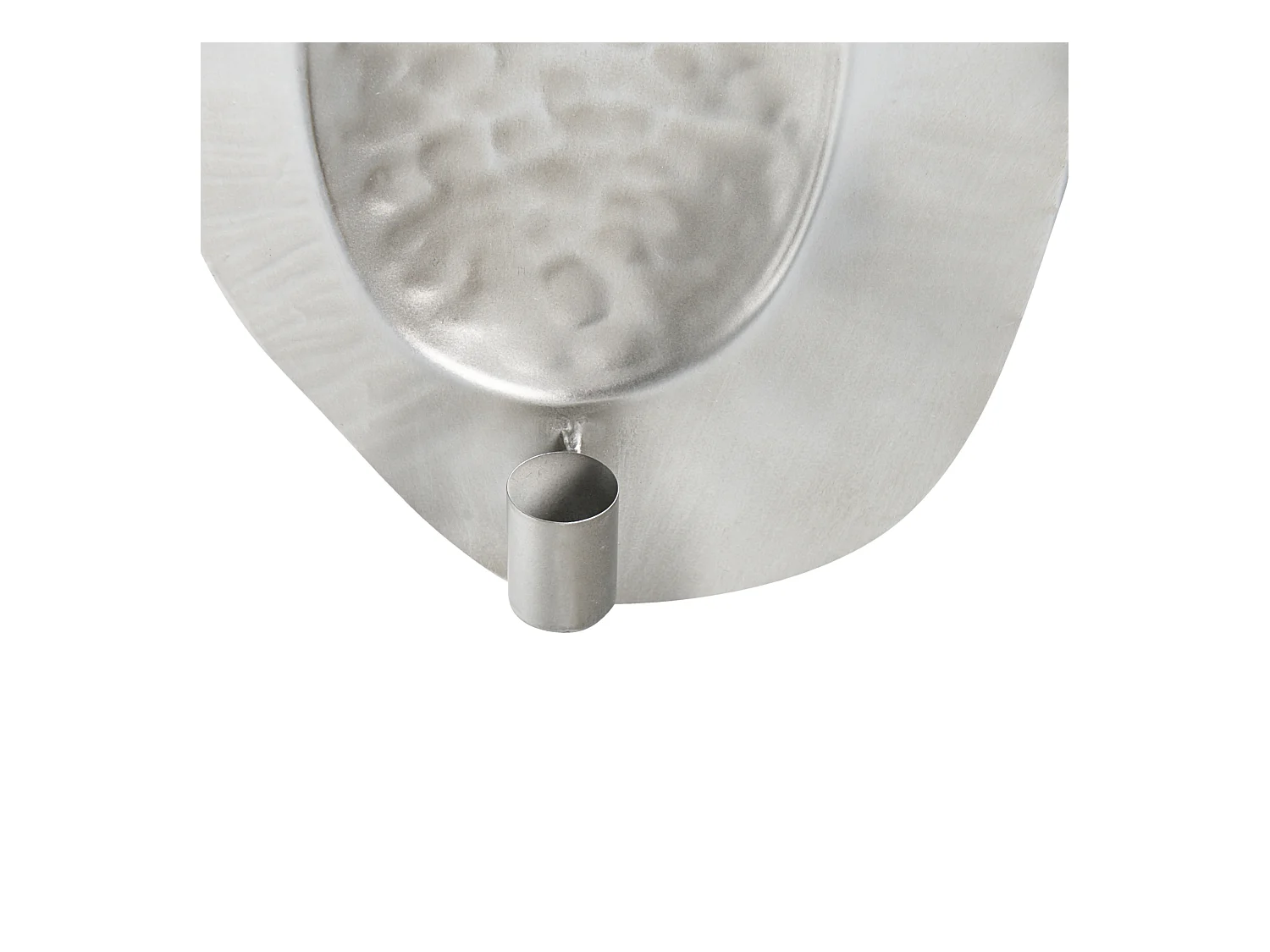 Portacandele da parete PENICHE Metallo 60 cm Argento