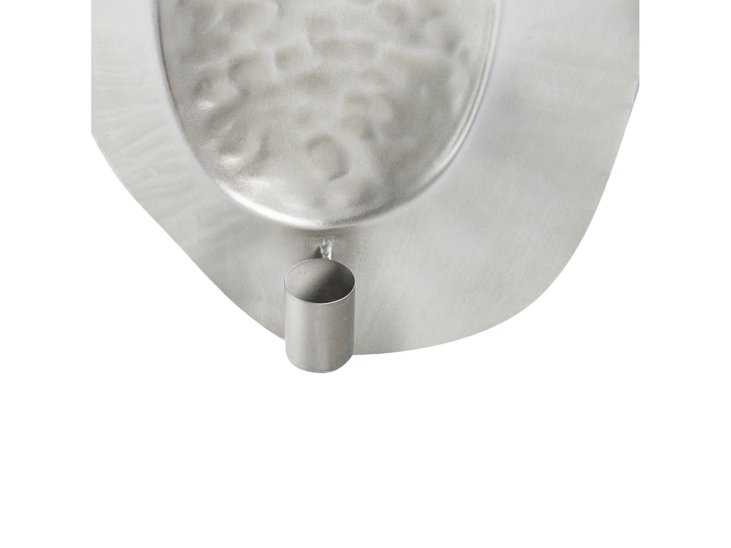 Portacandele da parete PENICHE Metallo 60 cm Argento