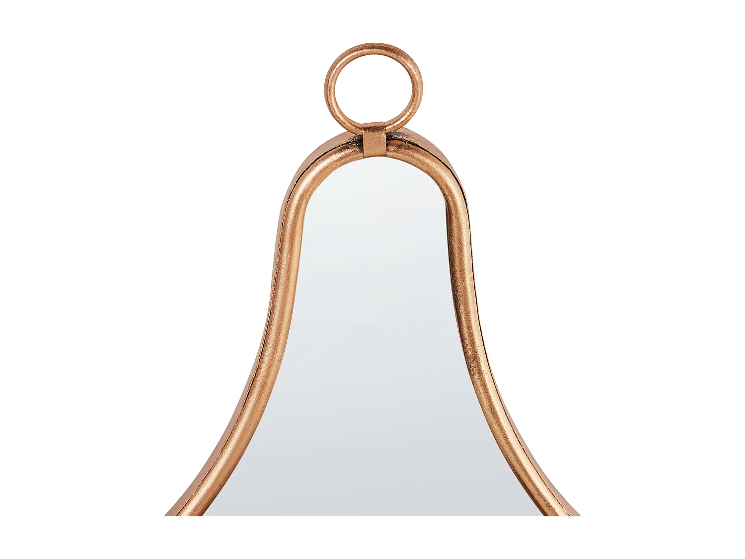 Wandkerzenhalter Metall mit Spiegel hängend gold Bazarnes