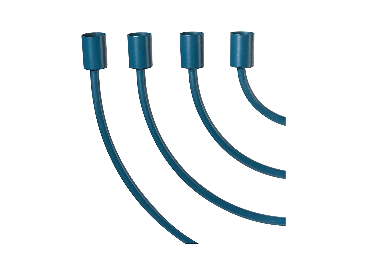 Candelero AMORA Metal 50 cm Azul