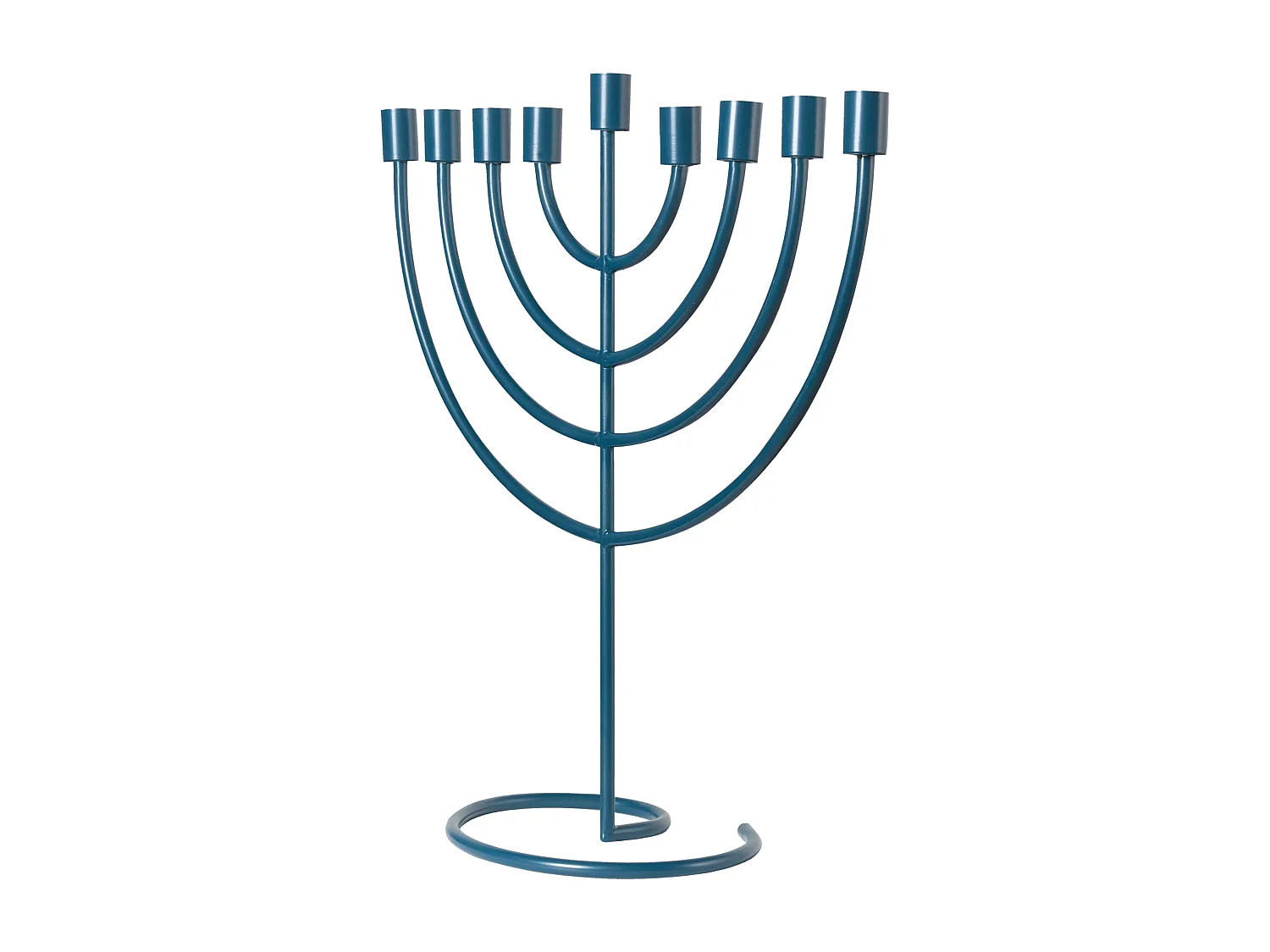 Bougeoir AMORA Métal 50 cm Bleu