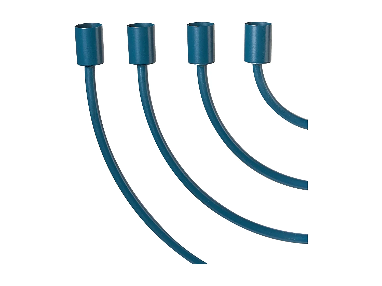 Candelero AMORA Metal 50 cm Azul