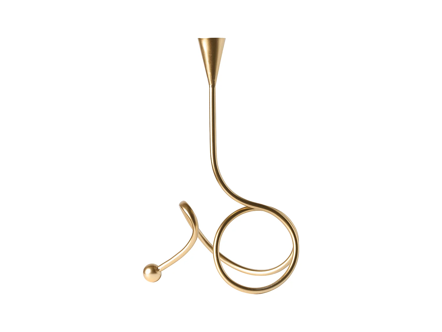 Bougeoir AROUCA Métal 40 cm Doré