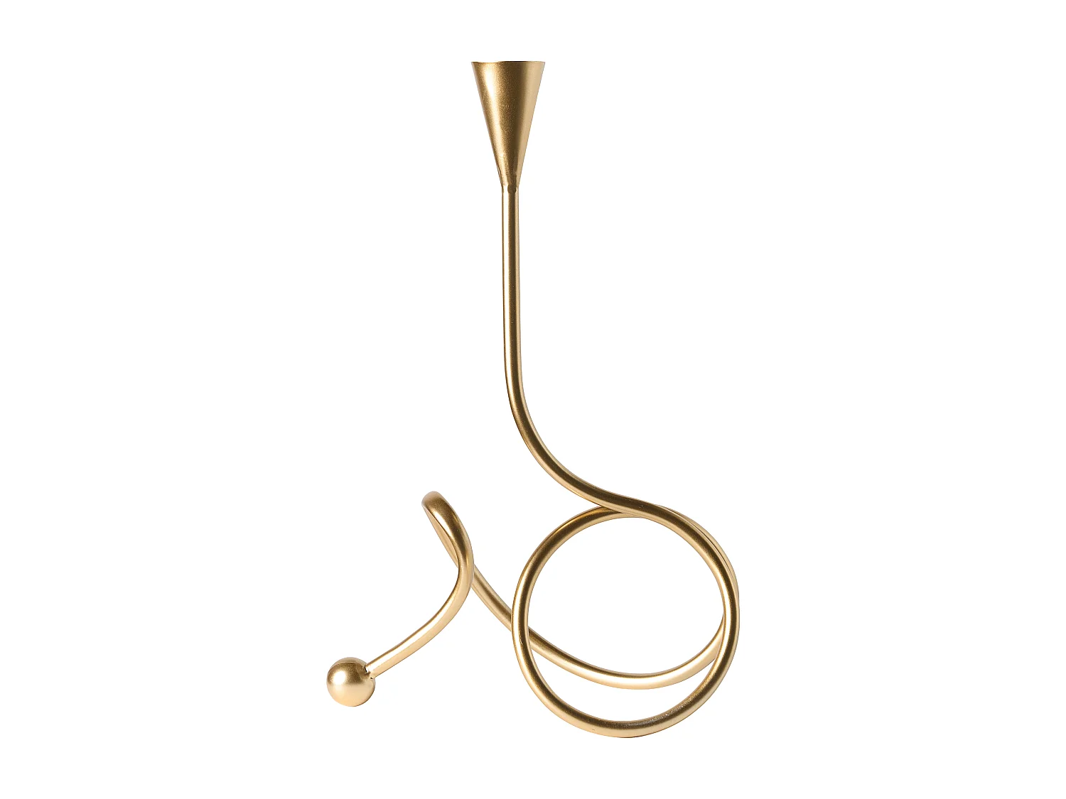 Bougeoir AROUCA Métal 40 cm Doré