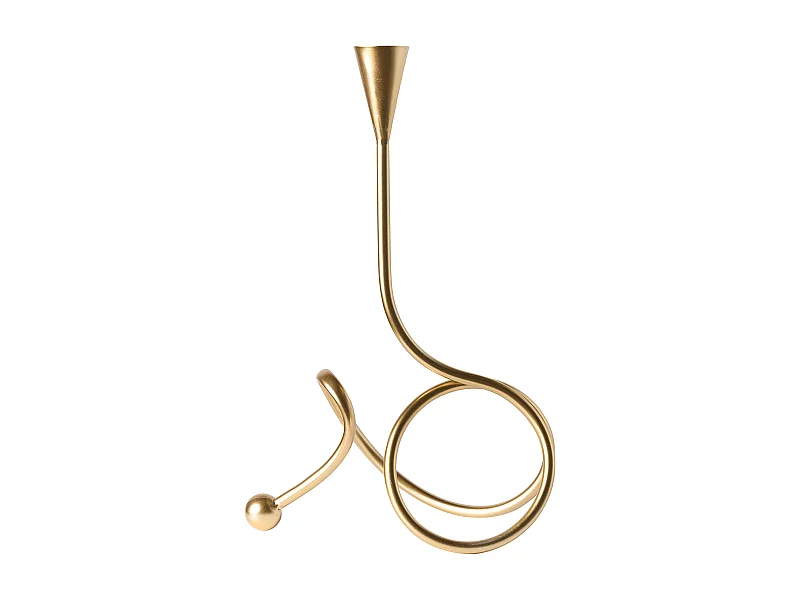 Bougeoir AROUCA Métal 40 cm Doré