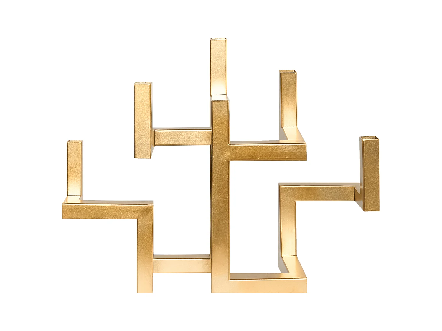 Bougeoir RAPOSO Métal 30 cm Doré