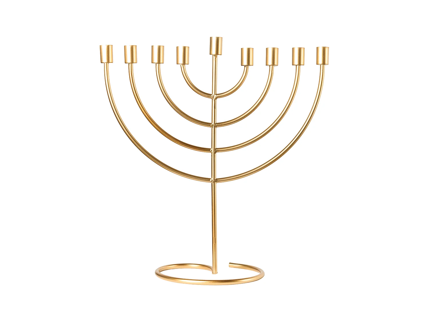 Bougeoir AMORA Métal 50 cm Doré