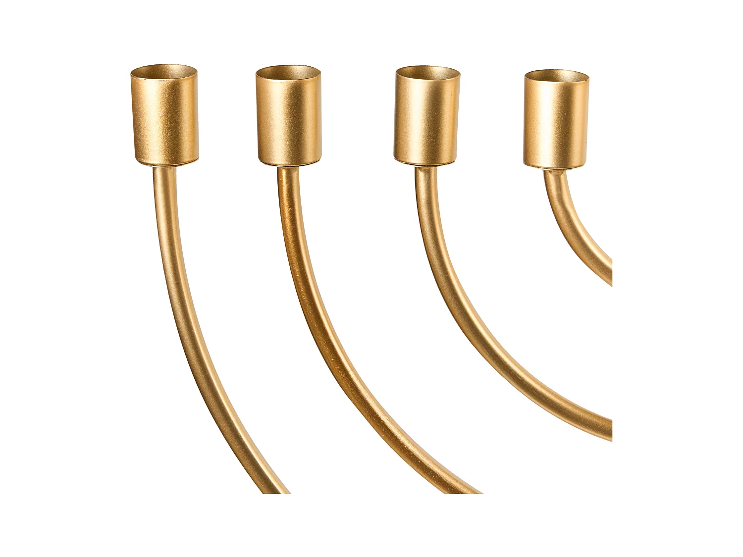 Bougeoir AMORA Métal 50 cm Doré