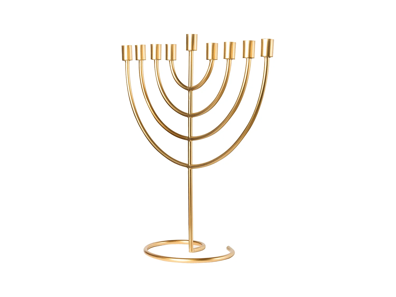 Bougeoir AMORA Métal 50 cm Doré