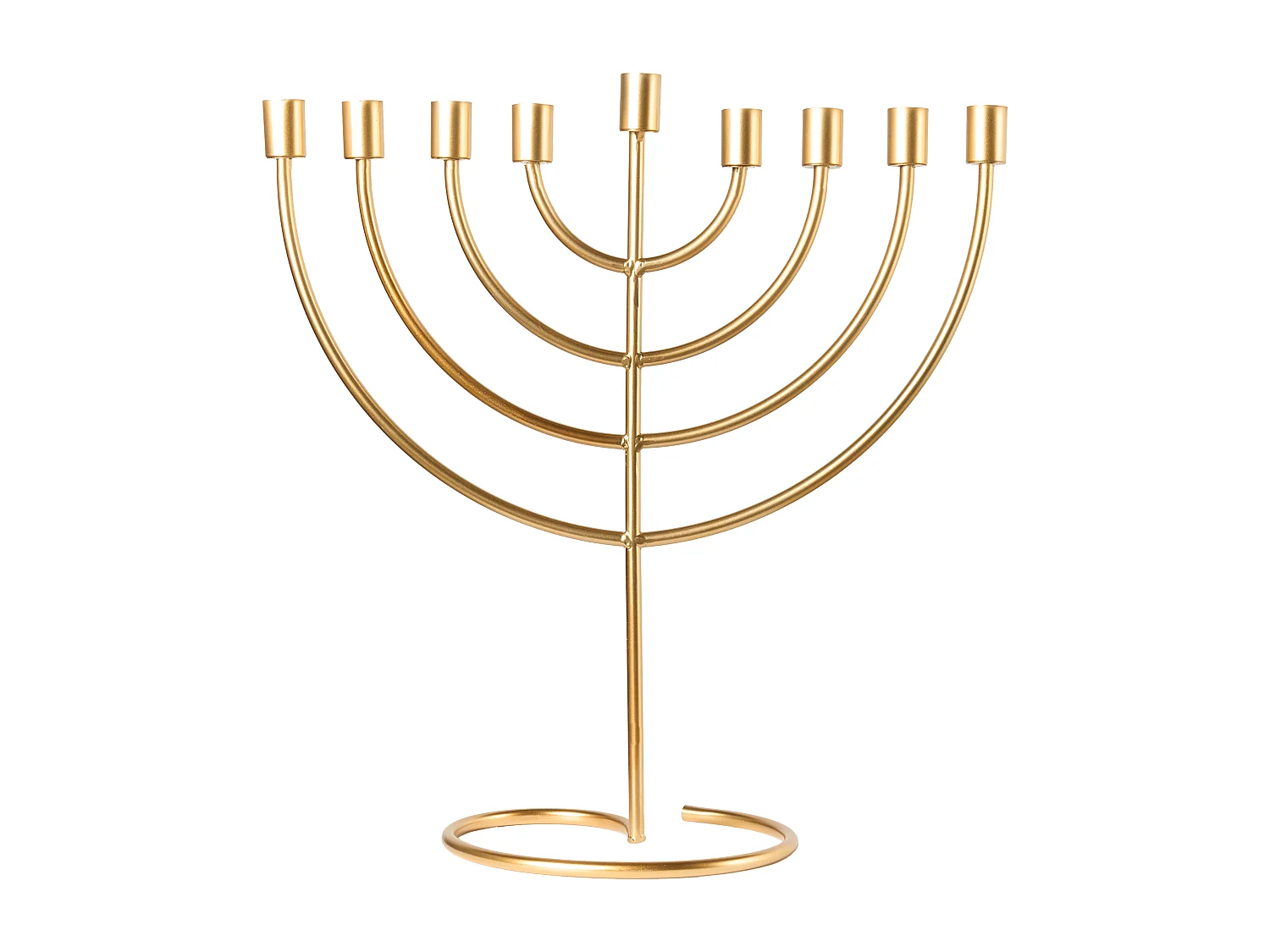 Bougeoir AMORA Métal 50 cm Doré