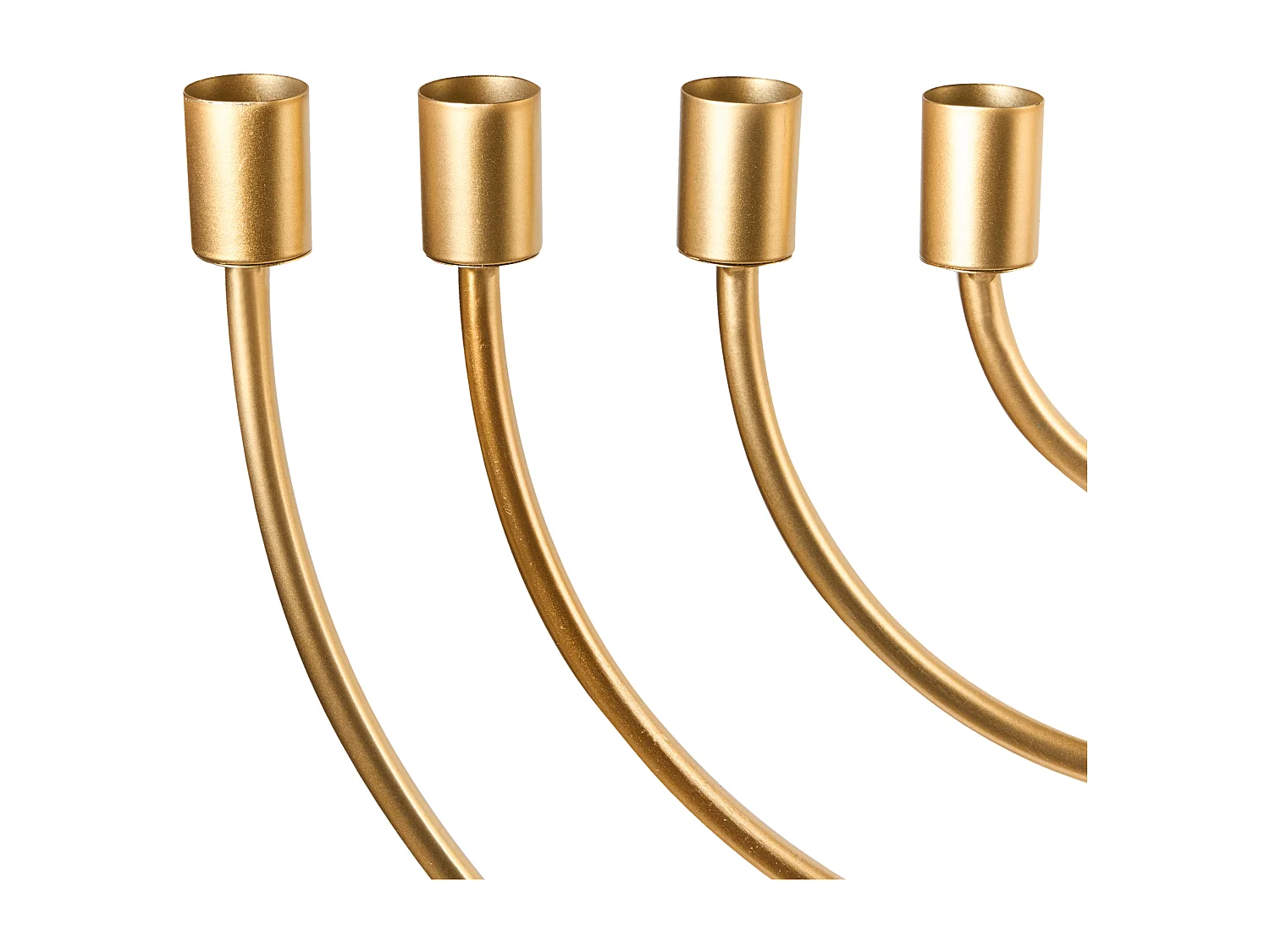 Bougeoir AMORA Métal 50 cm Doré