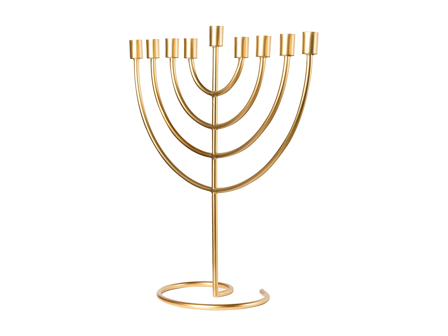 Bougeoir AMORA Métal 50 cm Doré