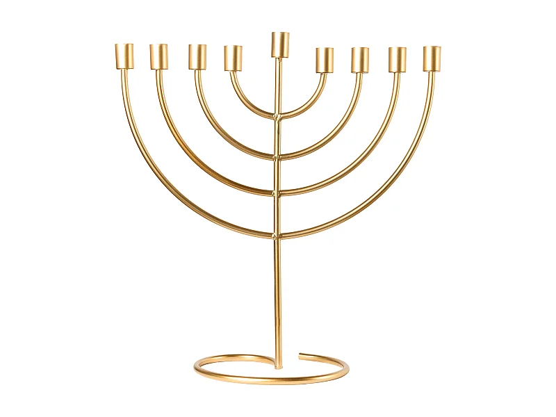 Kerzenständer AMORA Metall 50 cm Gold