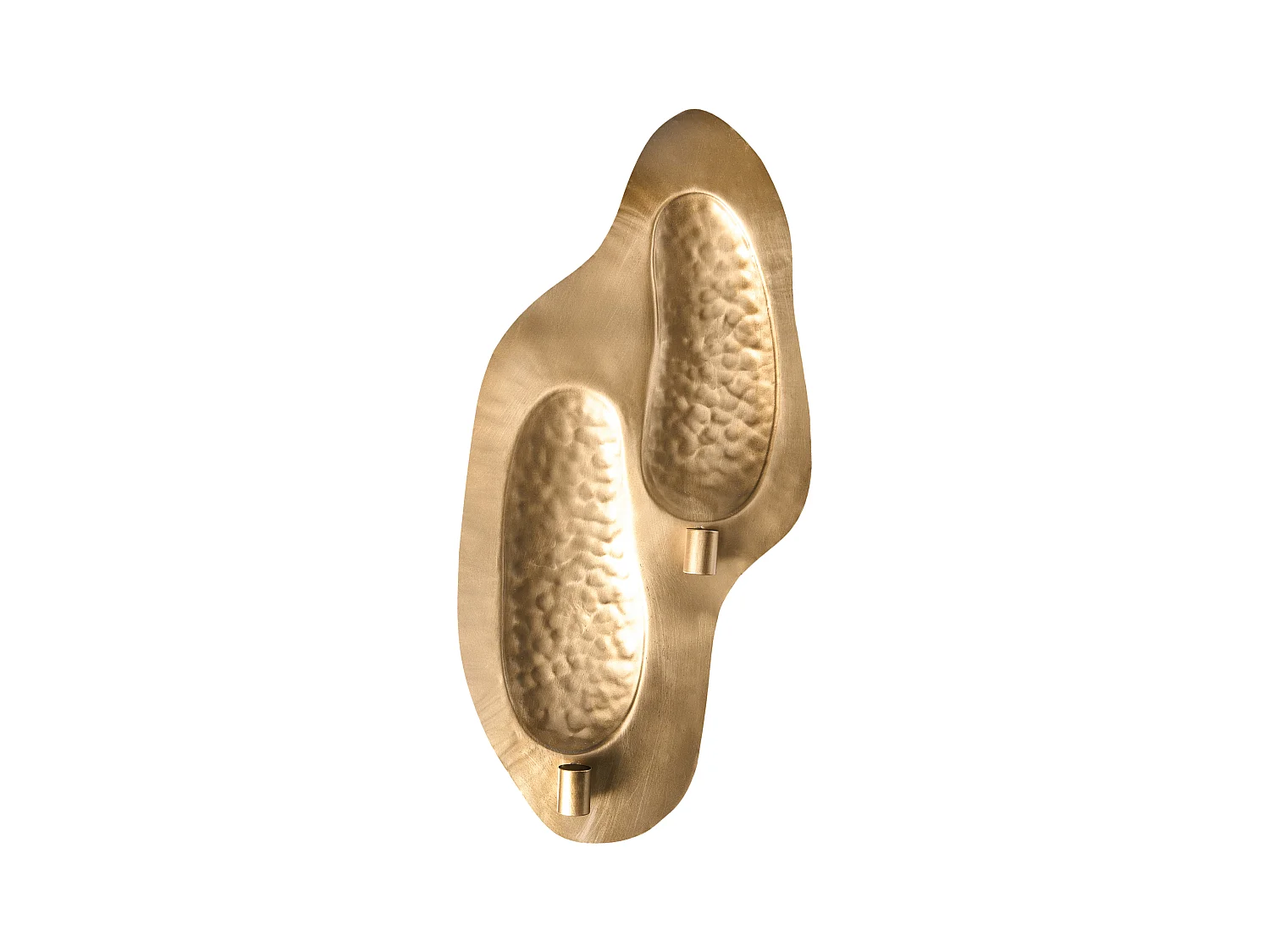 Portacandele da parete PENICHE Metallo 60 cm Oro