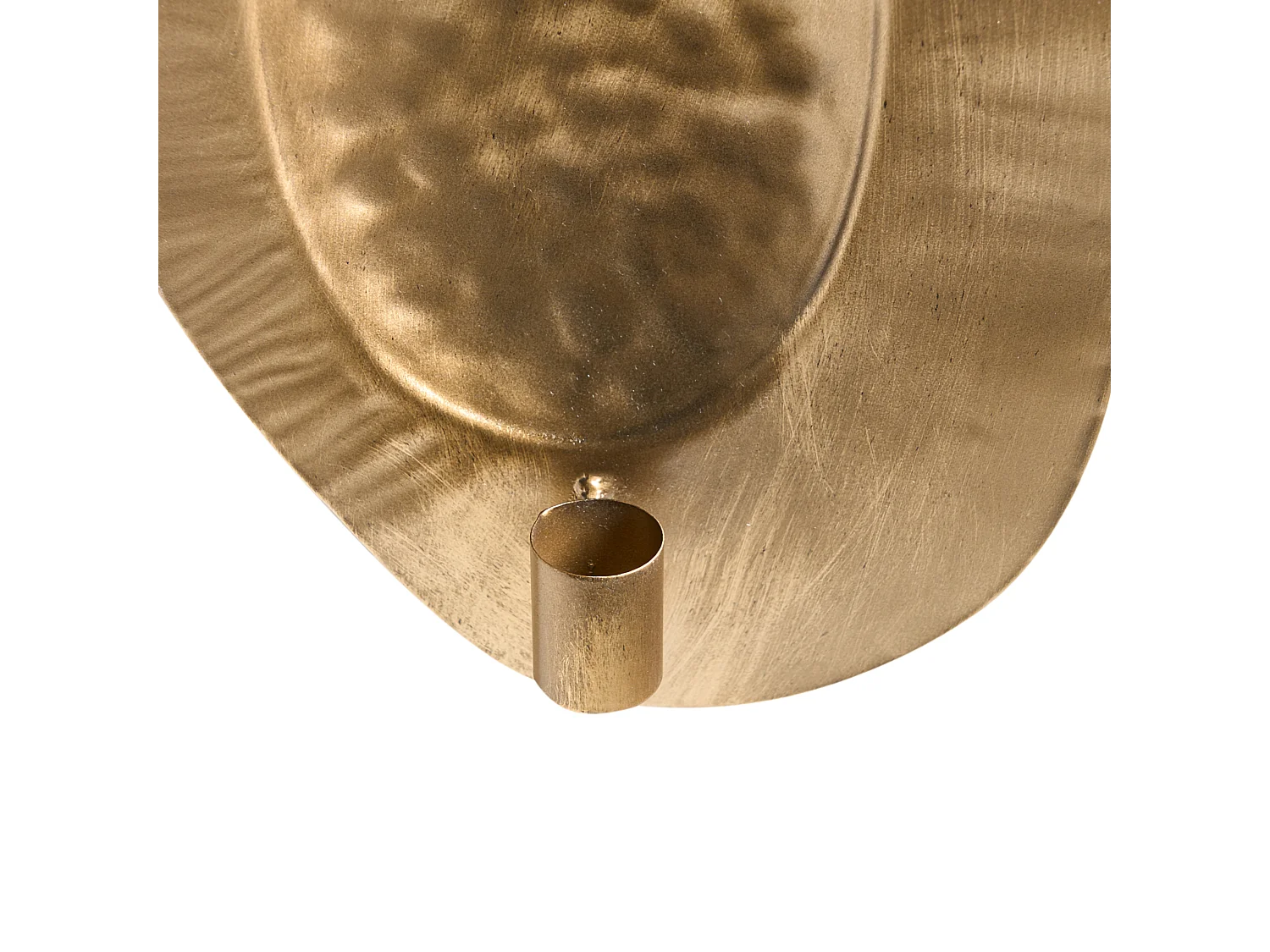 Wandkerzenhalter PENICHE Metall 60 cm Gold