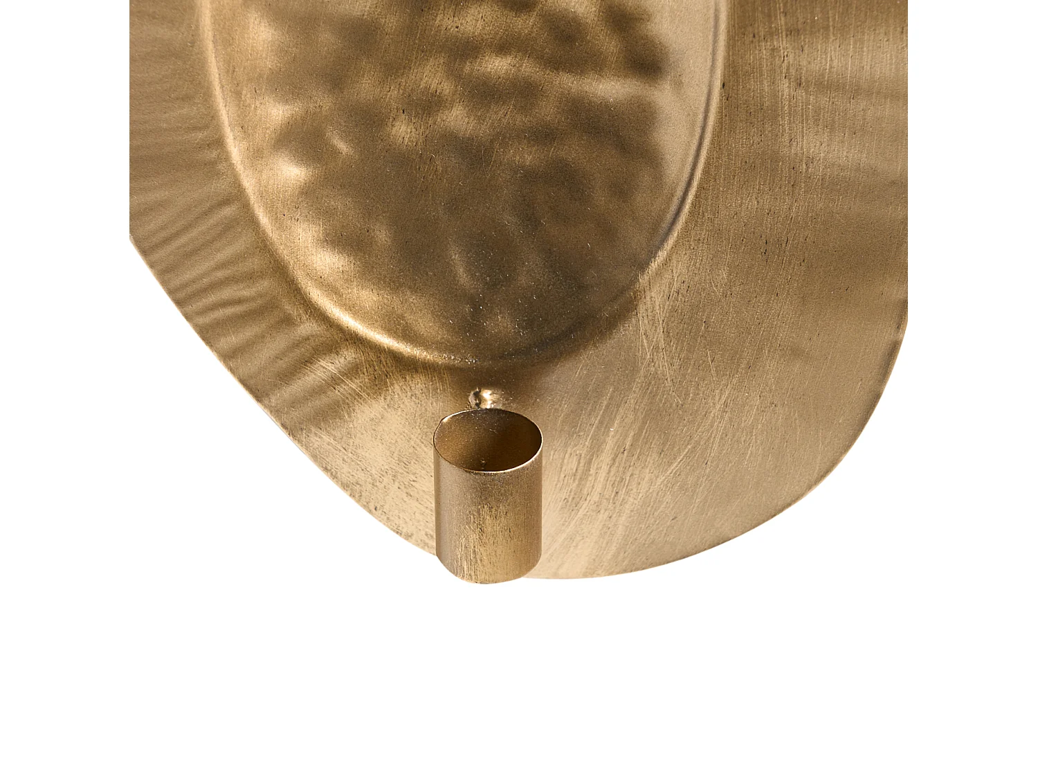 Bougeoir mural PENICHE Métal 60 cm Doré