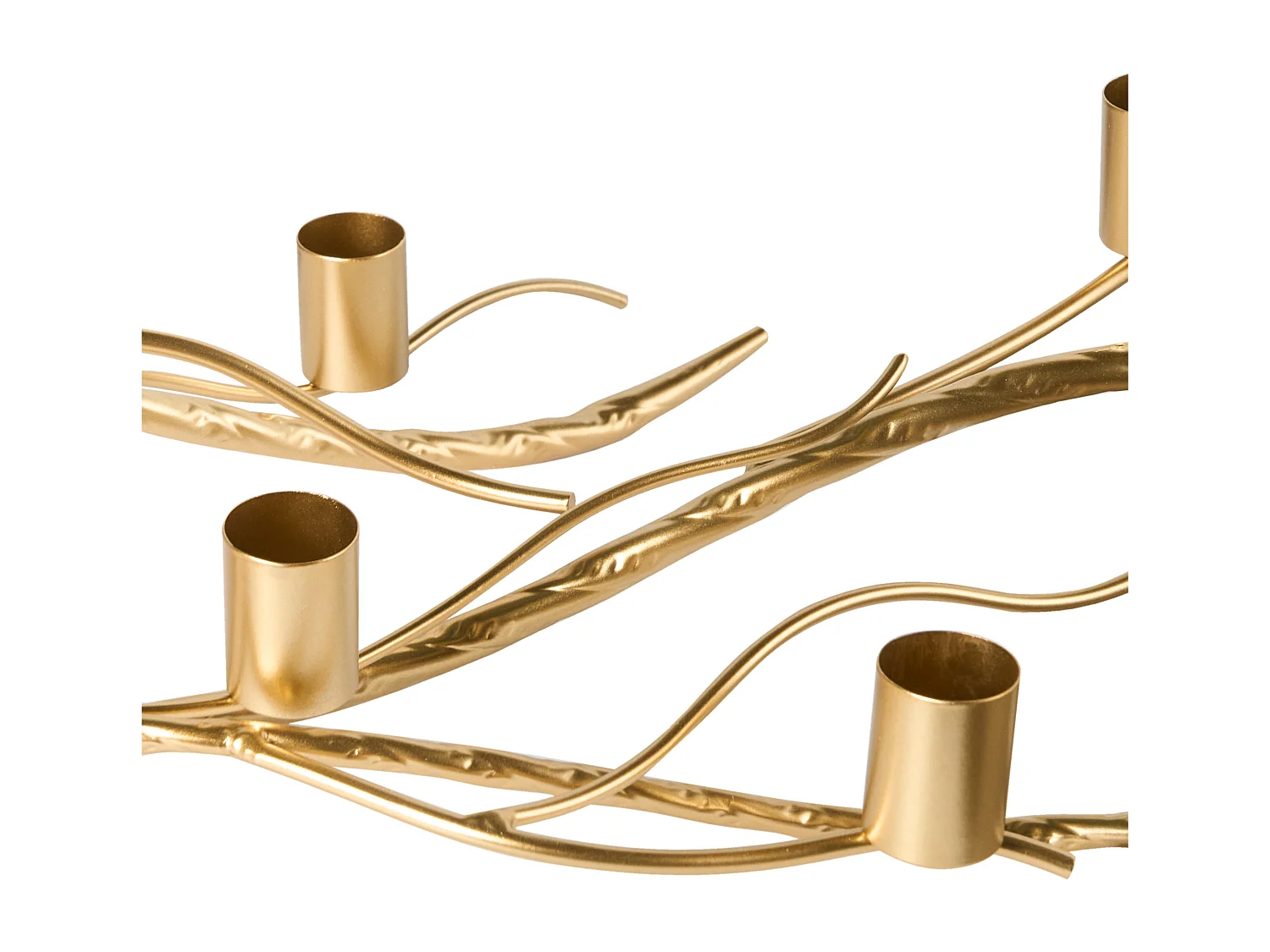 Kerzenständer ARRENTELA Metall 10 cm Gold