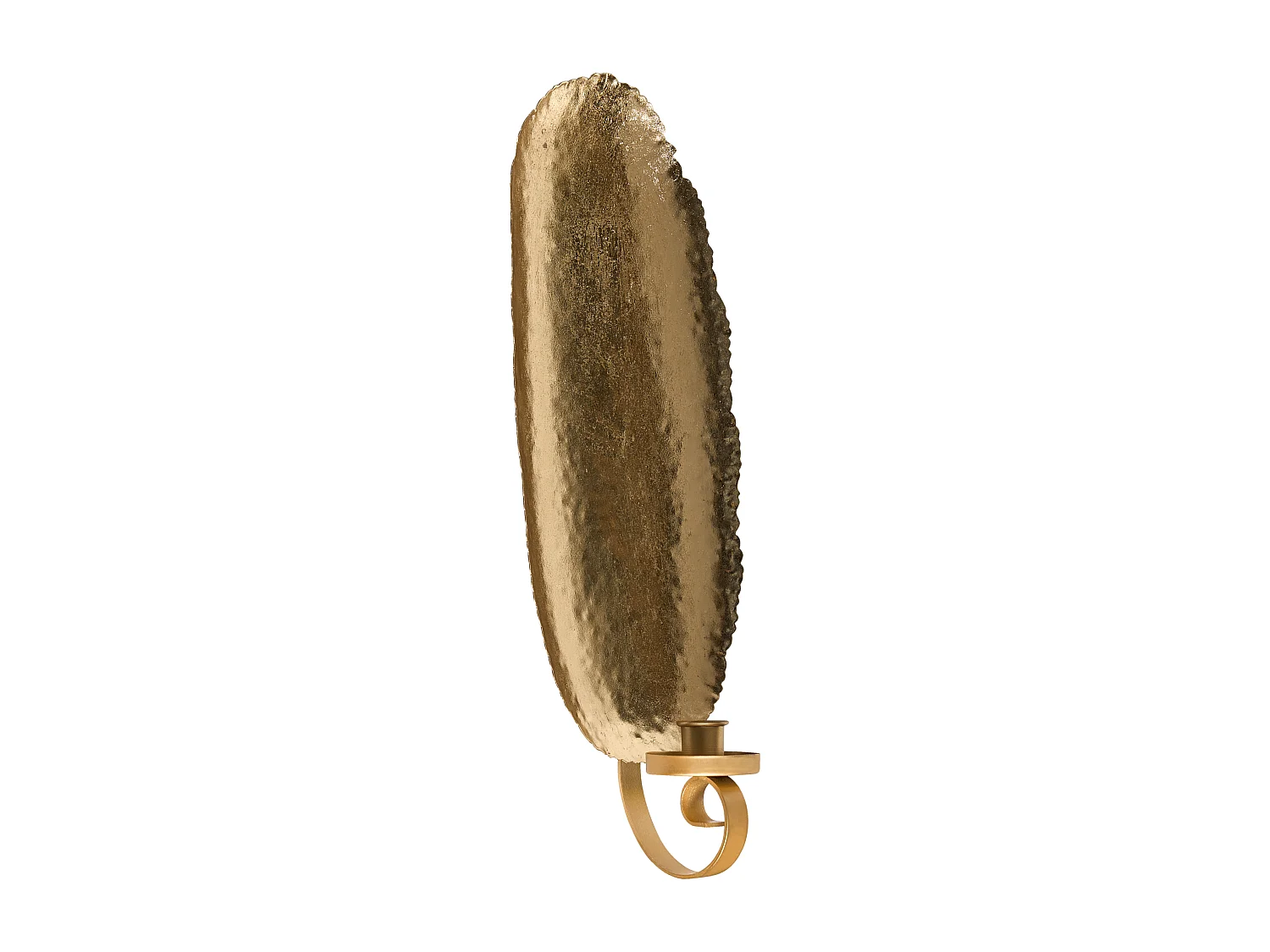 Set di 2 portacandele da parete FEIJO Metallo 44 cm Oro