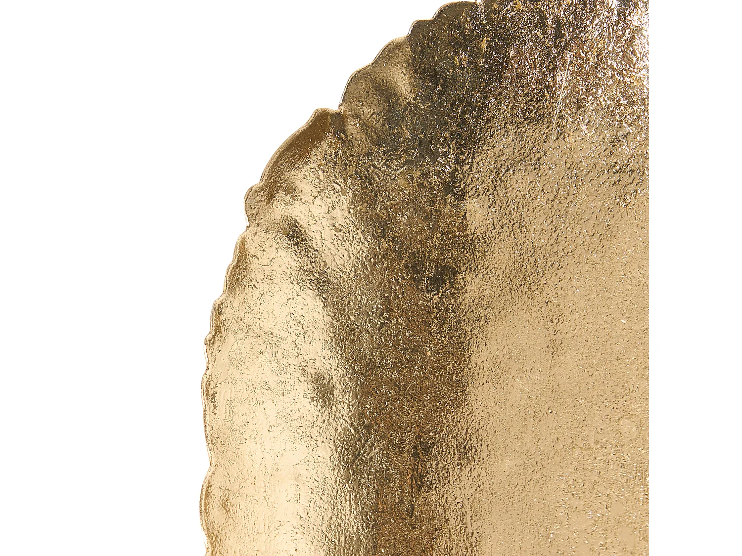 Set of 2 Wall Candle Holders FEIJO Metal 44 cm Gold