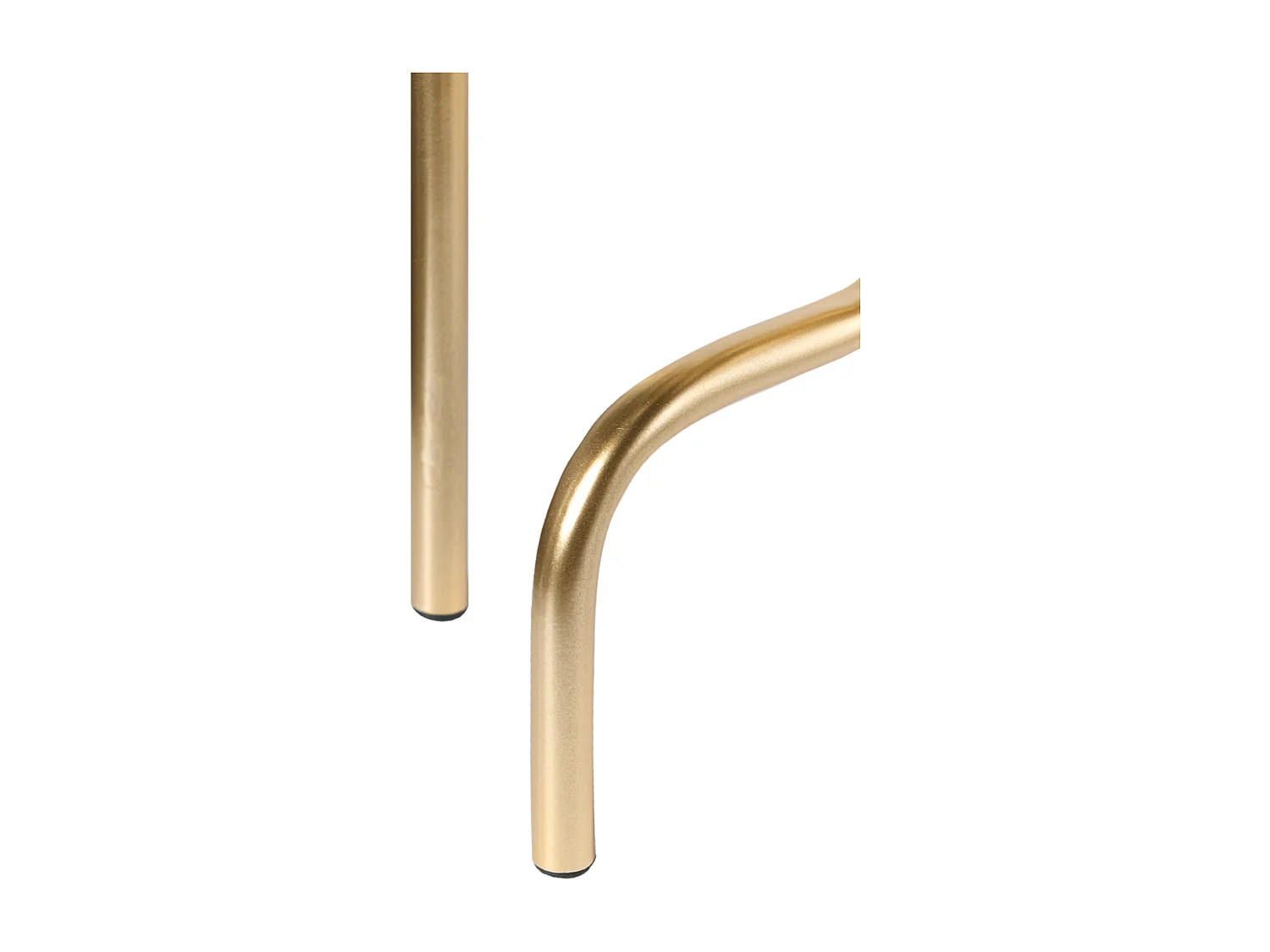 Kerzenhalter für Stabkerzen Metall gold 5-armig modern schlicht Porrtela